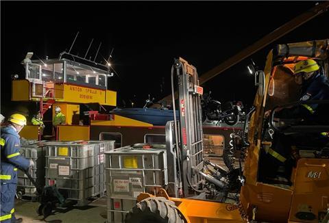 Einsatzmaßnahmen der Feuerwehr Bremerhaven