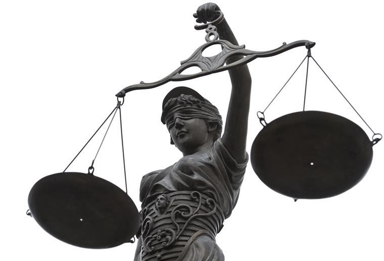 Statue der Justitia
