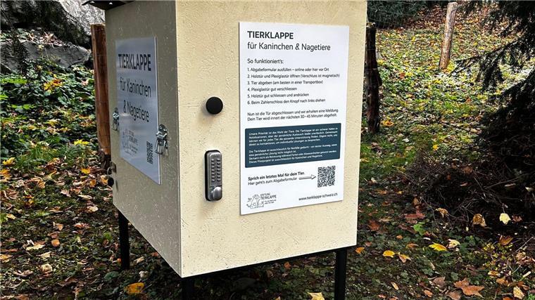 Die erste „Tierklappe“ der Schweiz - das Konzept ist nicht unumstritten.