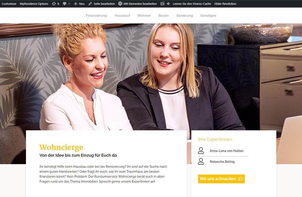 Wohncierge auf immobilia.de