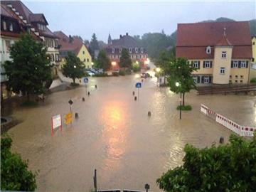 Die Facebook-Seite &quot;Schwäbisch Hall läuft&quot; postete diese Ansicht von K...