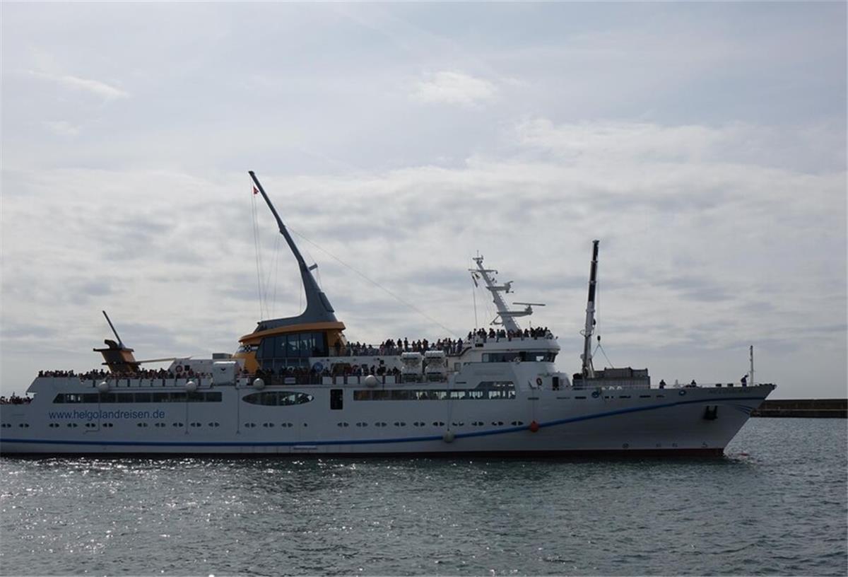 Die Fähre „MS Helgoland“ fährt am Montag nicht.
