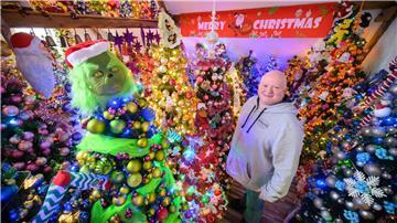 Die Familie Jeromin sammelt Weihnachtsbäume - in diesem Jahr 600. 