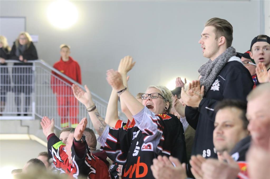 Die Fans machen Stimmung.