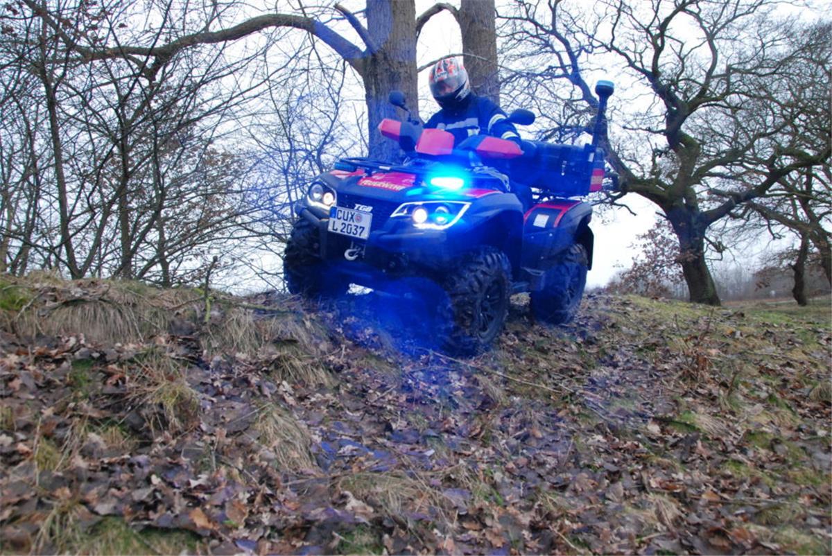Die Feuerwehr in Stotel kann auf ein Quad setzen.