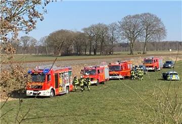 Die Feuerwehr musste am Sonntag zum Apeler See ausrücken.