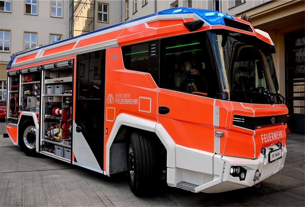 Die Feuerwehr musste in einem Laden in der Rickmerstraße einen Brand löschen.