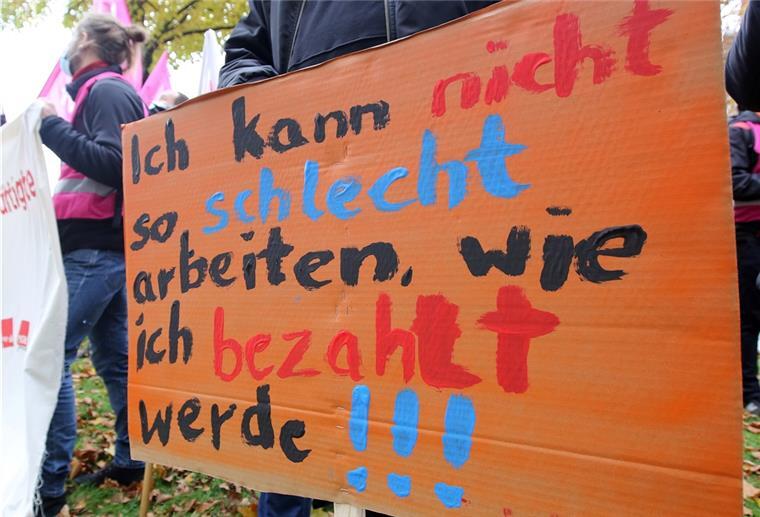 Die Forderungen sind klar - auch im öffentlichen Dienst.