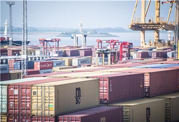 Container im Hafen