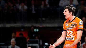 Die Freude muss raus: Jake Hanes (BR Volleys)
