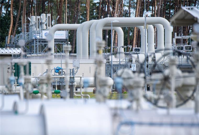 Russland nimmt Gaslieferung nicht wieder auf Gasempfangsstation der Ostseepipeline Nord Stream 1