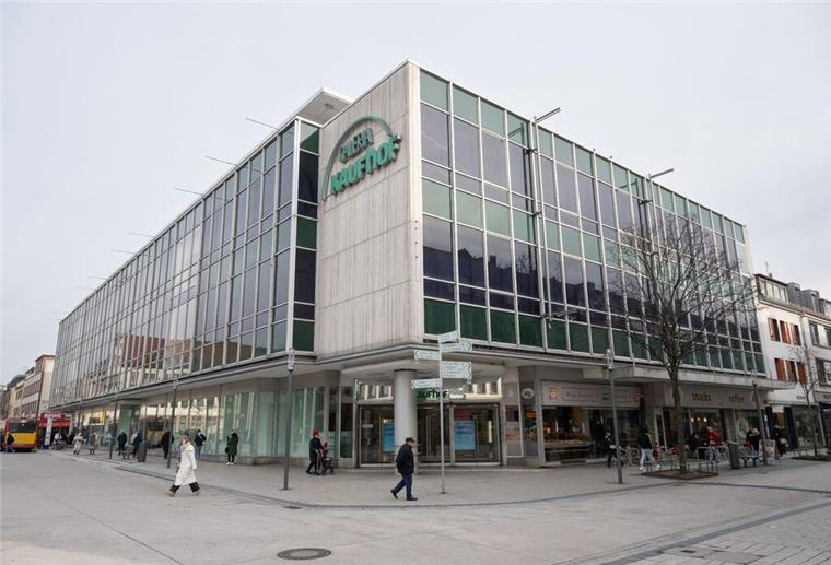 Die geschlossene Galeria-Kaufhof Filiale im hessischen Hanau.