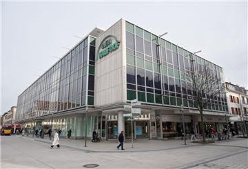 Die geschlossene Galeria-Kaufhof Filiale im hessischen Hanau.