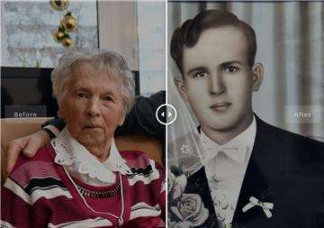 Die Golickis früher und heute: Vor 70 Jahren haben sie geheiratet. Heute feiern die Eheleute ihre Gnaden-Hochzeit.