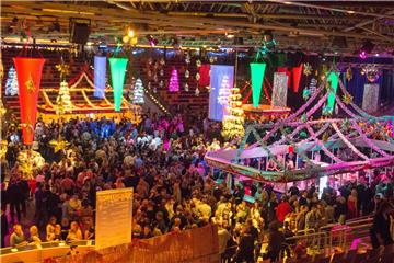 Die größte Party der Stadt:  Der Weihnachtszauber in der Stadthalle. 