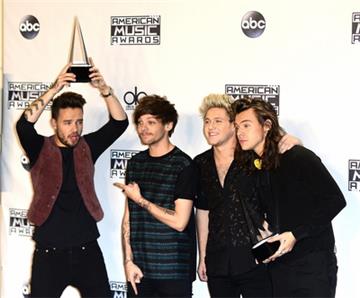 Die großen Abräumer: One Direction bei den American Music Awards in Los Angeles. Foto dpa
