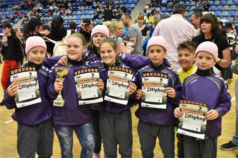 Die Gruppe Little Clan wurde in Bietigheim neuer deutscher Meister. Foto: Meyer