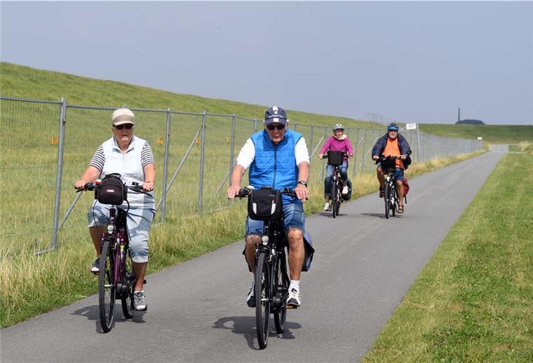 Die Hafenmanagementgesellschaft Bremenports lädt am Sonntag, 12. September, dazu ein, die Luneplate mit dem Fahrrad zu erkunden. 