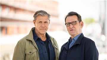 Die Hauptdarsteller: Sven Martinek (l) und Ingo Naujoks.