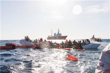 Die Hilfe für Flüchtlinge im Mittelmeer, hier bei Libyen, sorgte im Cuxhavener Kreistag für heftige Diskussionen.
