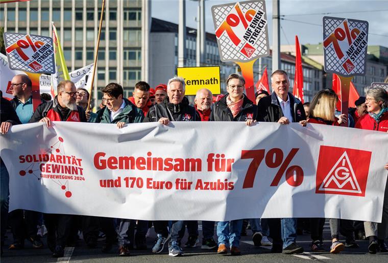 Die IG Metall hat für Donnerstag in Bremen zu Demonstrationen aufgerufen. (Symbolbild)