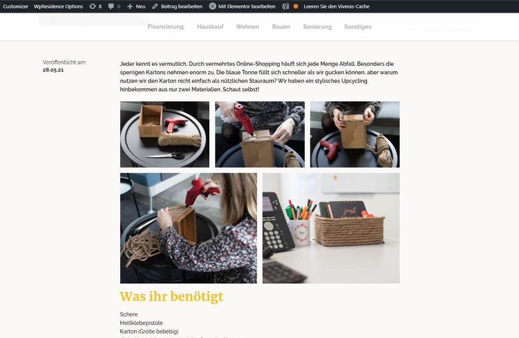DIY Tipps auf Immobilia.de