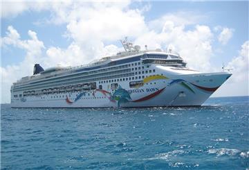 Die in Papenburg gebaute Norwegian Dawn.