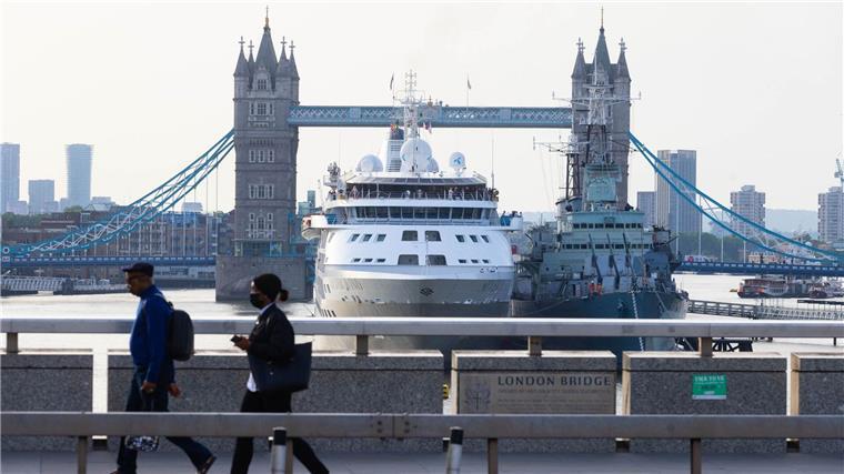 Klimaschutz-Paket für die Schifffahrt vorerst gescheitert Die Internationale Seeschifffahrtsorganisation IMO hat ihren Sitz in London nahe der Themse. (Archivbild)