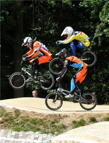 Die Jugendlichen in Hagen warten auf einen BMX-Parcours - so wie ihn hier ihre Altersgenossen in Bremerhaven schon haben. Foto Archiv