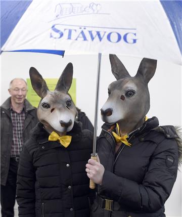 Die Kängurus sind das Maskottchen der "Springflut"-Kampagne. Sie stehen für den großen Sprung, in die Selbstständigkeit einmal hineinzuschnuppern.