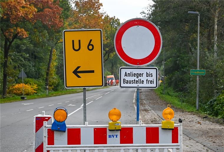 Bald wieder freie Fahrt zwischen Schiffdorf und Sellstedt Kreisstraße 58