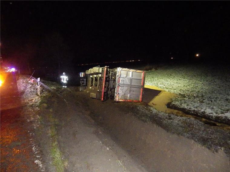Die L120 war am Freitag zwischen Bad Bederkesa und Drangstedt von der Straße abgekommen. 