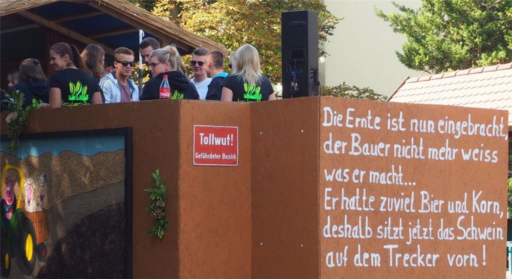 Die Landjugend ist immer dabei, wenn gefeiert wird. Foo Stehn