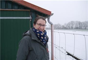 Die Landwirtin Bente Bronsema ist eine von wenigen Frauen in Niedersachsen, die einen landwirtschaftlichen Betrieb leitet.