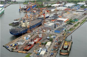 Die Lloyd-Werft in Bremerhaven droht bei zwei neuen Aufträgen leer auszugehen. 