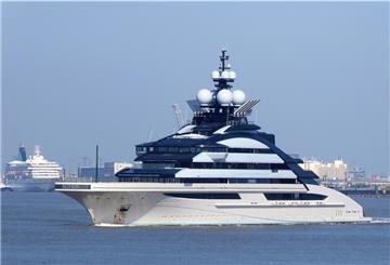 Die Megayacht „Nord“ kehrte nach nur sechs Monaten an die Weser zurück, kam von Gibraltar.