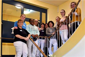 Die Mitarbeiterinnen und Mitarbeiter der Christliche Heimstiftung Bremerhaven