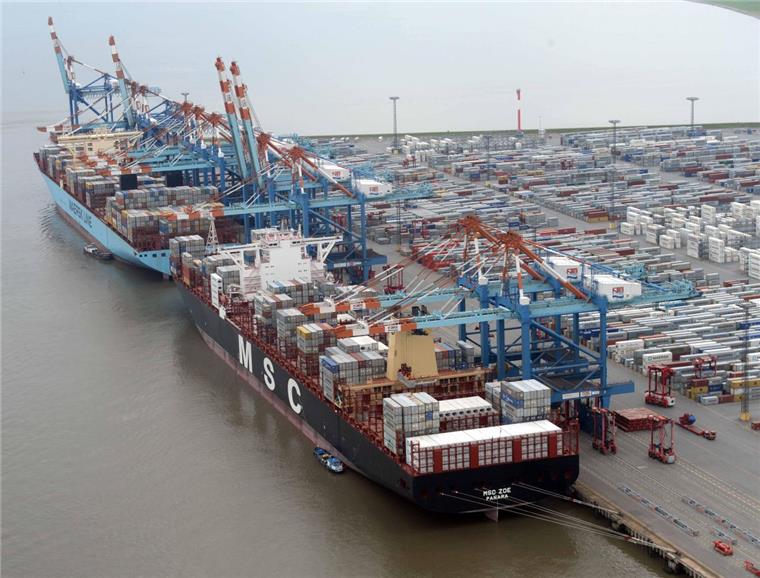 Die "MSC Zoe" hat auf ihrer Fahrt nach Bremerhaven viele Container verloren.