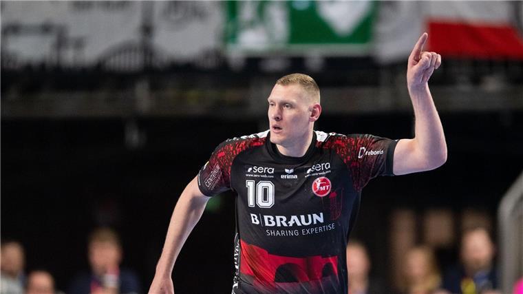 Deutsches Trio und Montpellier kämpfen um die Krone Die MT Melsungen, hier Rückraumspieler Dainis Kristopans, steht erstmals in einem internationalen Final Four.