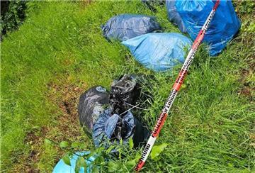 Illegal entsorgte Müllsäcke
