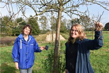 Die NABU-Umweltpyramide in Bremervörde unterstützt das Projekt. Mitarbeiterin Be...