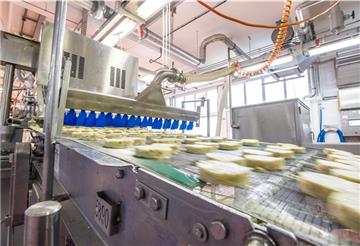 Die Nachfrage nach Fisch-Fertigprodukten ist noch immer groß, das Foto zeigt die Produktion der „Küstenfrikadelle“ bei Frosta.