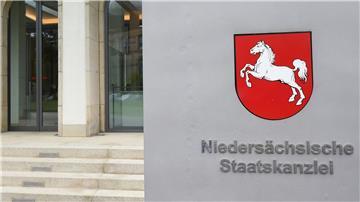 Die Niedersächsische Staatskanzlei in Hannover (Niedersachsen).
