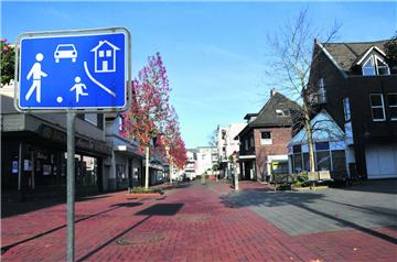 Die nördliche Fußgängerzone in Nordenham wird zur verkehrsberuhigten Zone.
