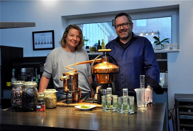 Die Norgin-Betreiber Birthe und Dirk Vowinkel nahmen am Craft Spirits Festival teil.