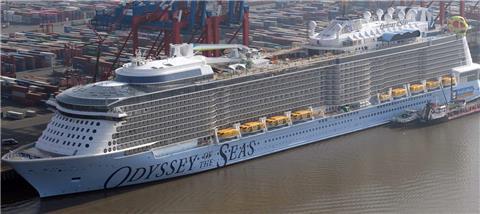 Die „Odyssey of the Seas“ darf vorerst nicht auslaufen.