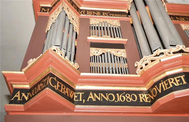 Die Orgel in der Sandstedter St. Johannis Kirche birgt ein Geheimnis.