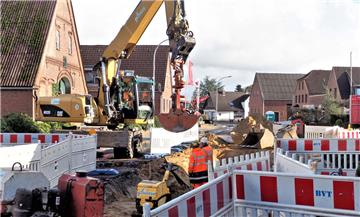Die Ortsdurchfahrt Neuenwalde wird in drei Bauabschnitten saniert.
