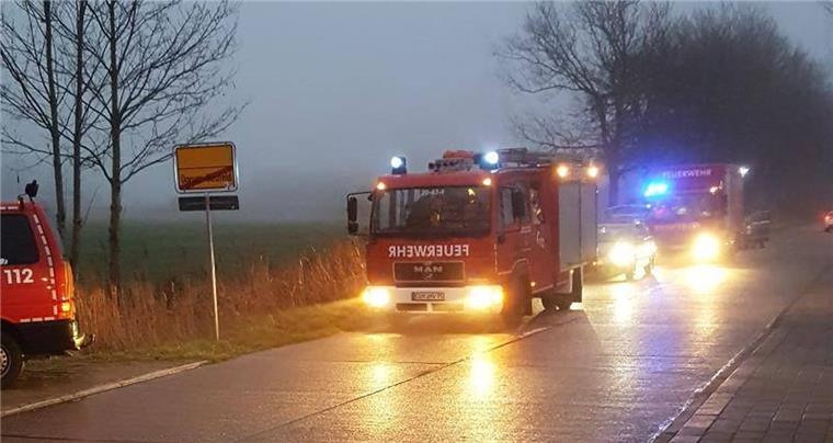 Die Ortsfeuerwehr Dorum hat einen Mann aus einem Graben gerettet.