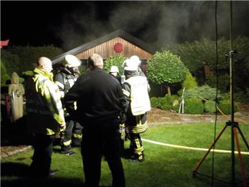 Die Ortsfeuerwehr Schiffdorf hatte in der Nacht zu Mittwoch in Friedheim gut zu tun.